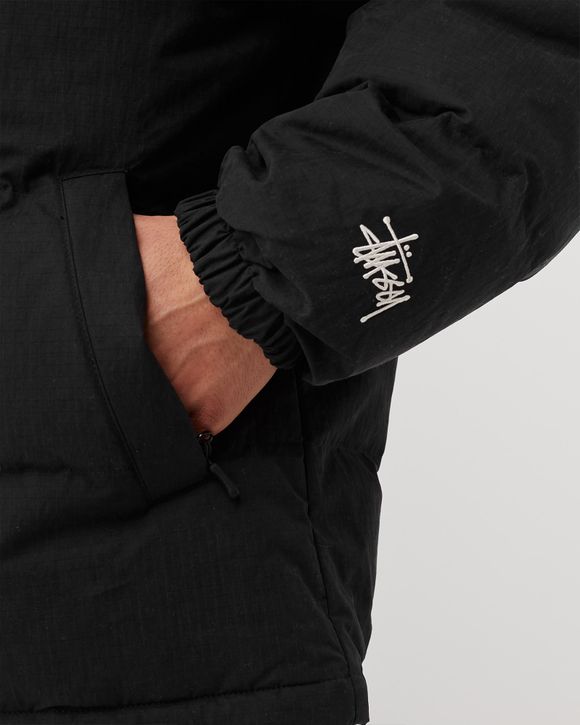 Stussy RIPSTOP DOWN PUFFER JACKET Black - black