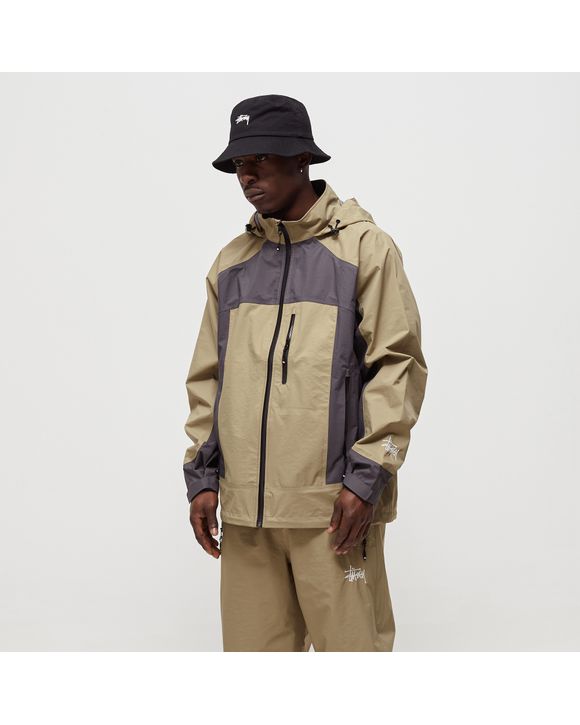 Stussy TAPED SEAM RAIN SHELL JACKET Green Moss