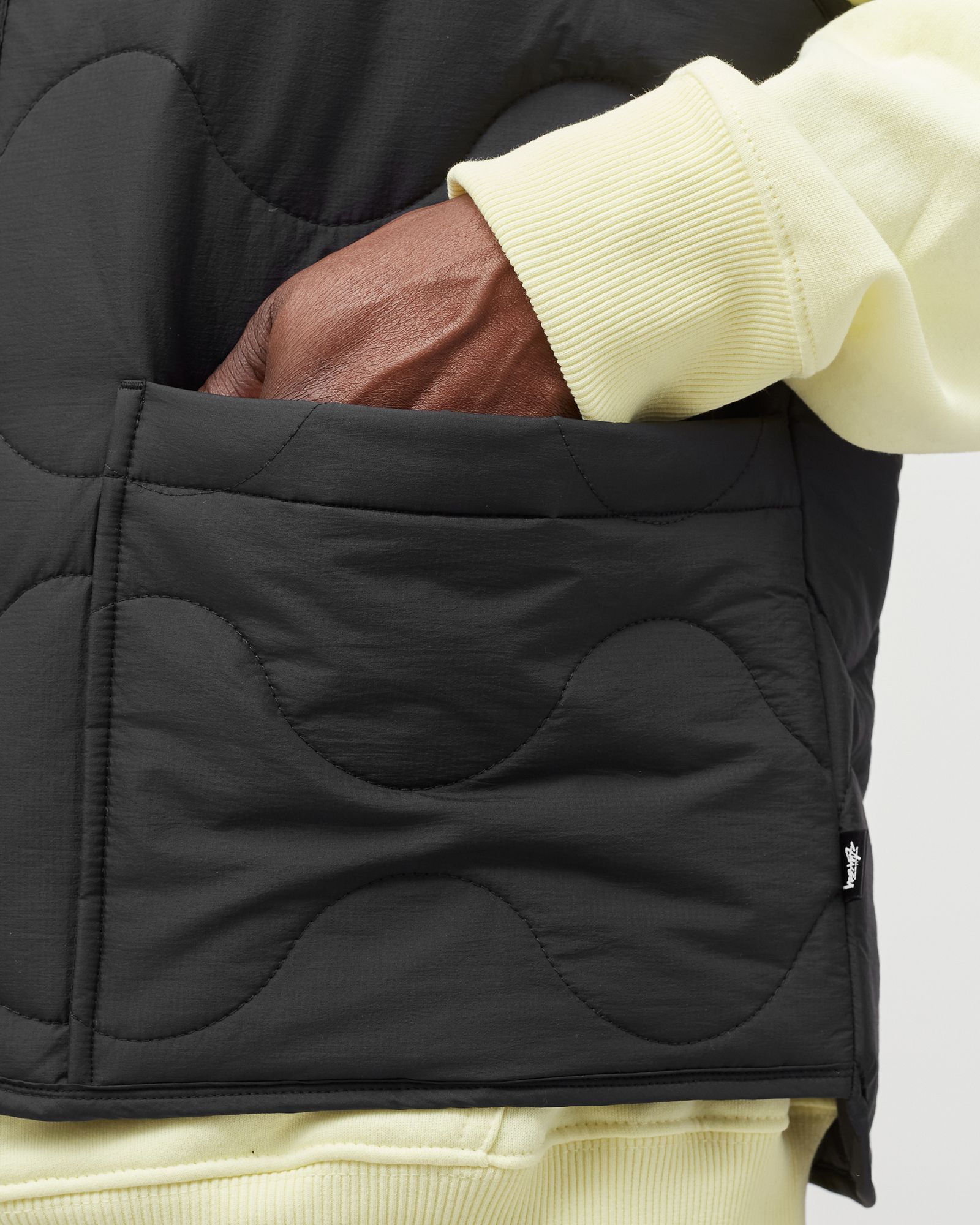 Stussy Quilted Liner Vest Black | BSTN Store