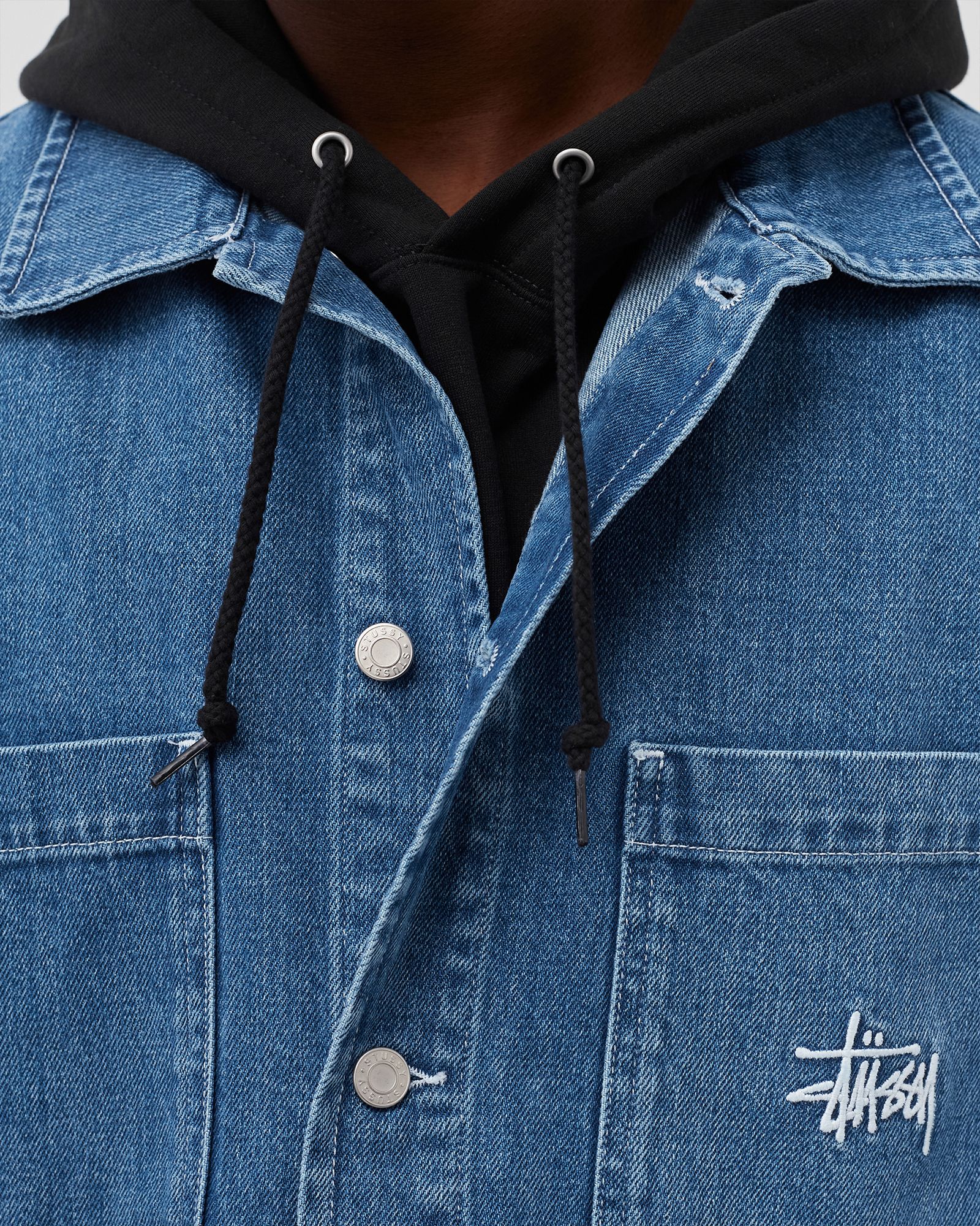 ジャケット・アウター stussy denim chore jacket Buy Stussy Denim Chore Jacket 'Blue' - 115570 BLUE | GOAT