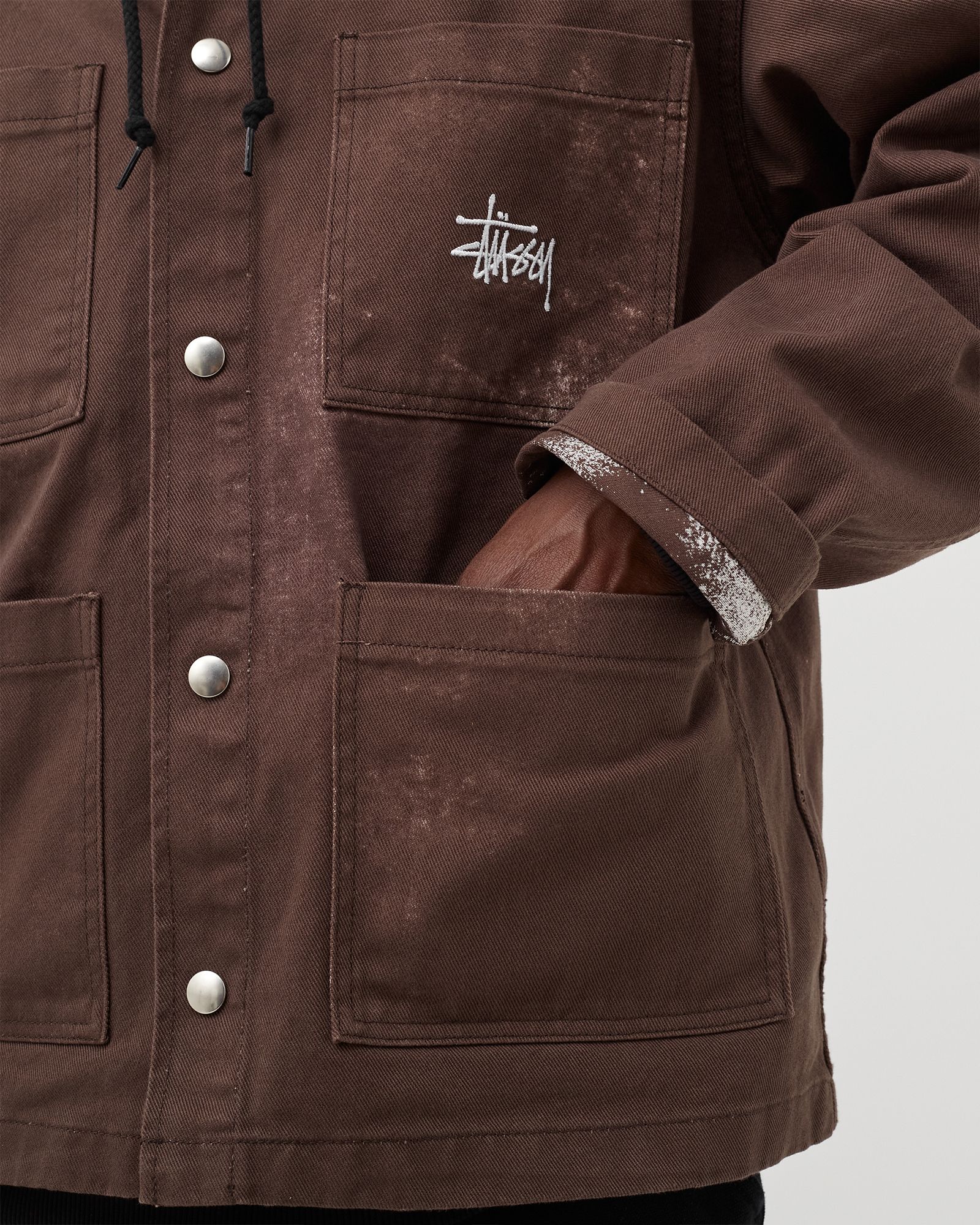 Spotted Bleach Chore Jacket