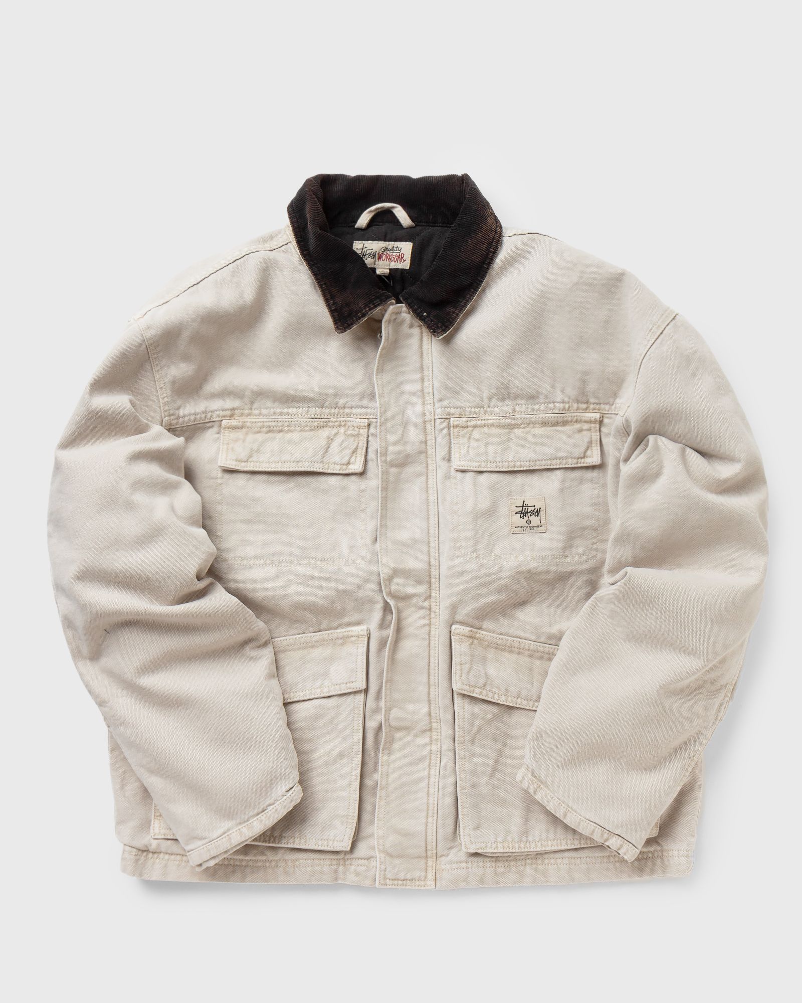 ジャケット・アウター STUSSY WASHED CANVAS SHOP JACKET 24fw Stussy Washed Canvas Shop Jacket – Norwood