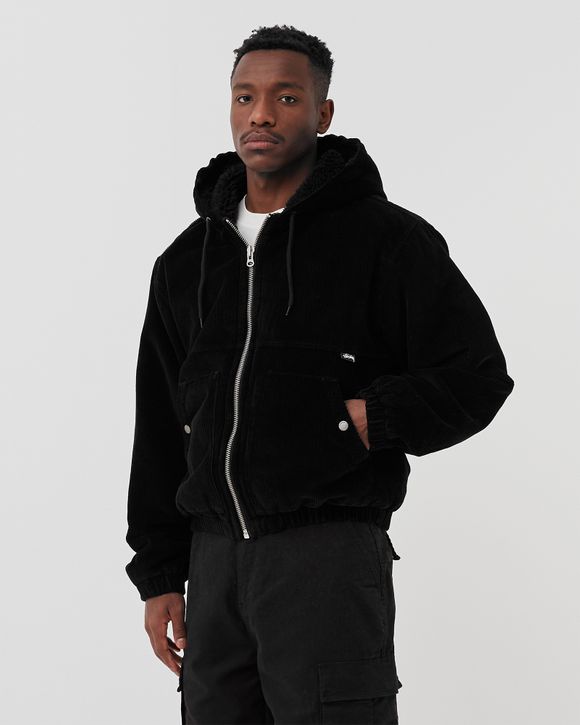 Stussy Cord Work Jacket Black - black