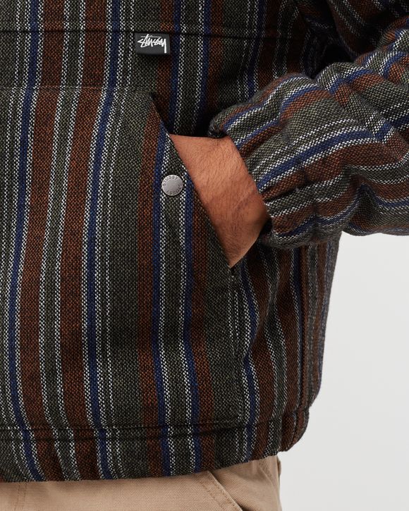 Wool Stripe Work Jacket