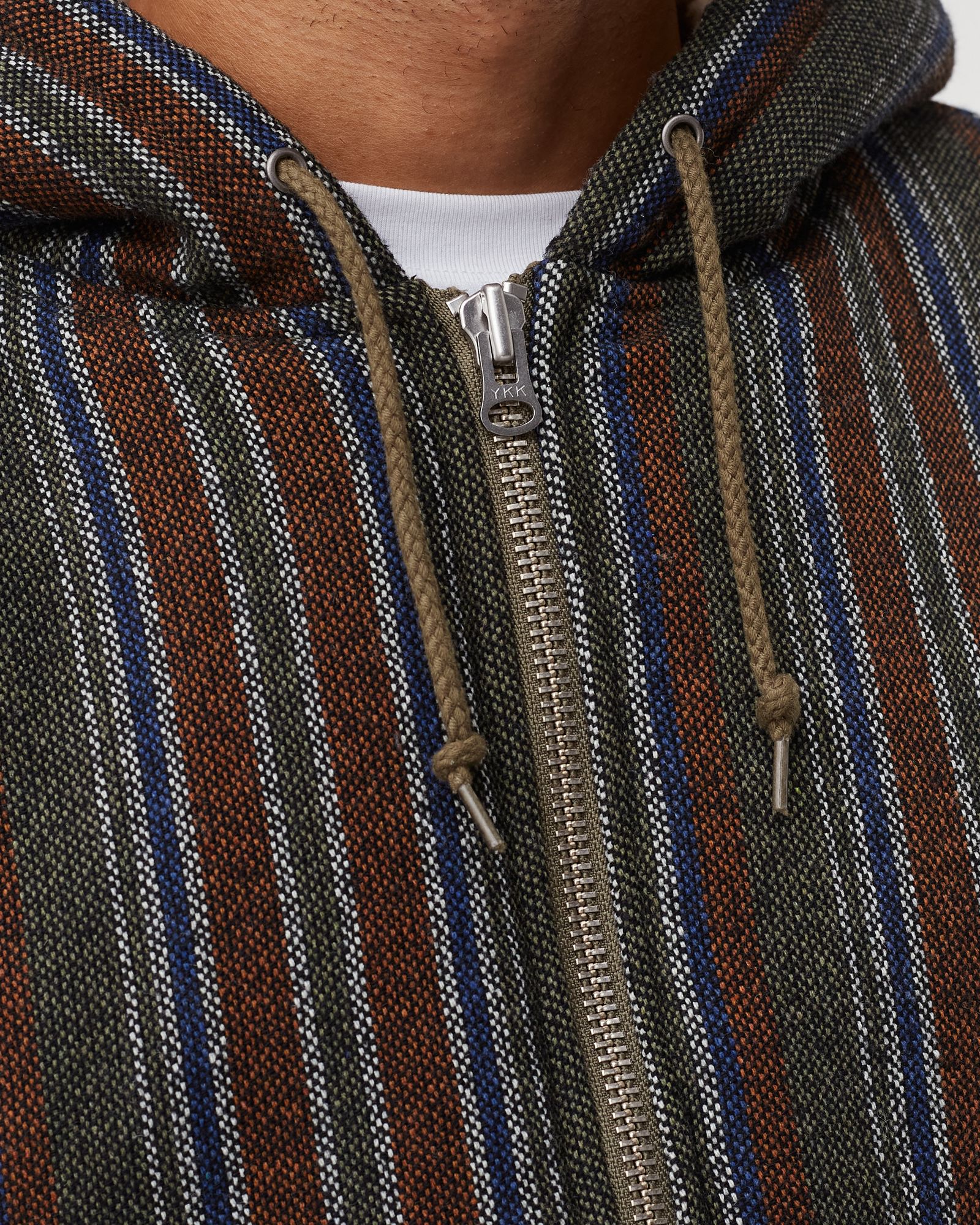 Wool Stripe Work Jacket