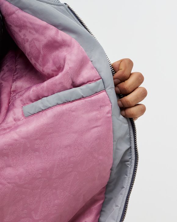 Dyed Nylon Bomber Jacket