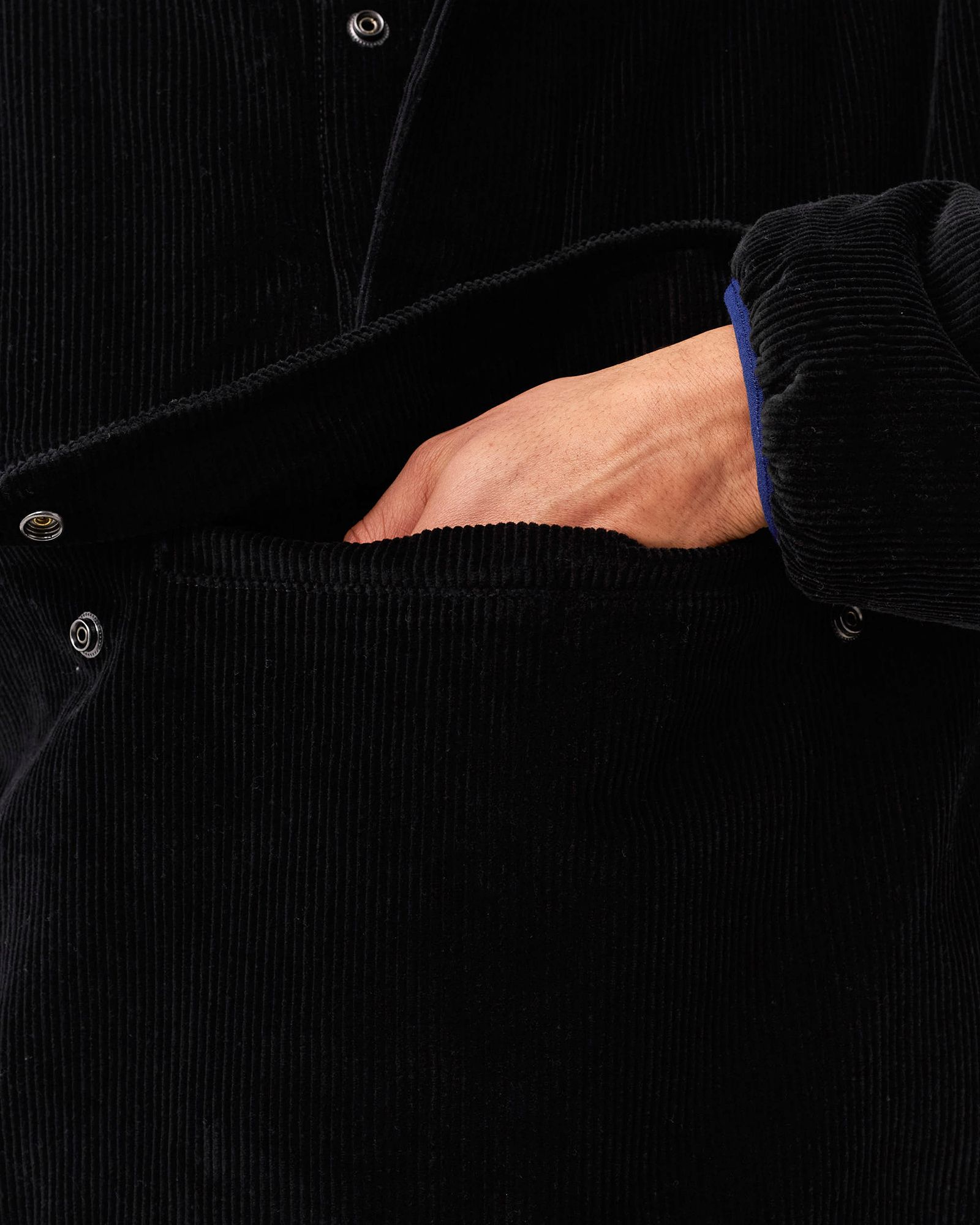 Corduroy Mock Pullover