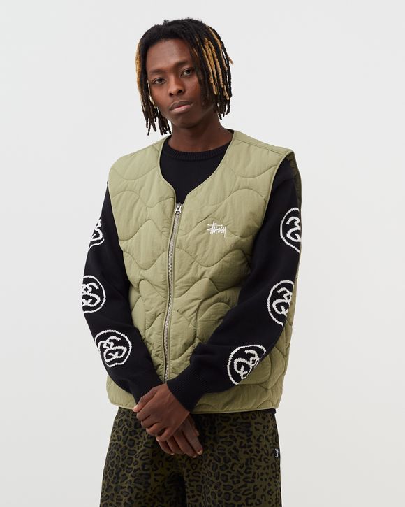 本物の ジャケット・アウター XL Vest Liner Nylon Recycled Stussy ...