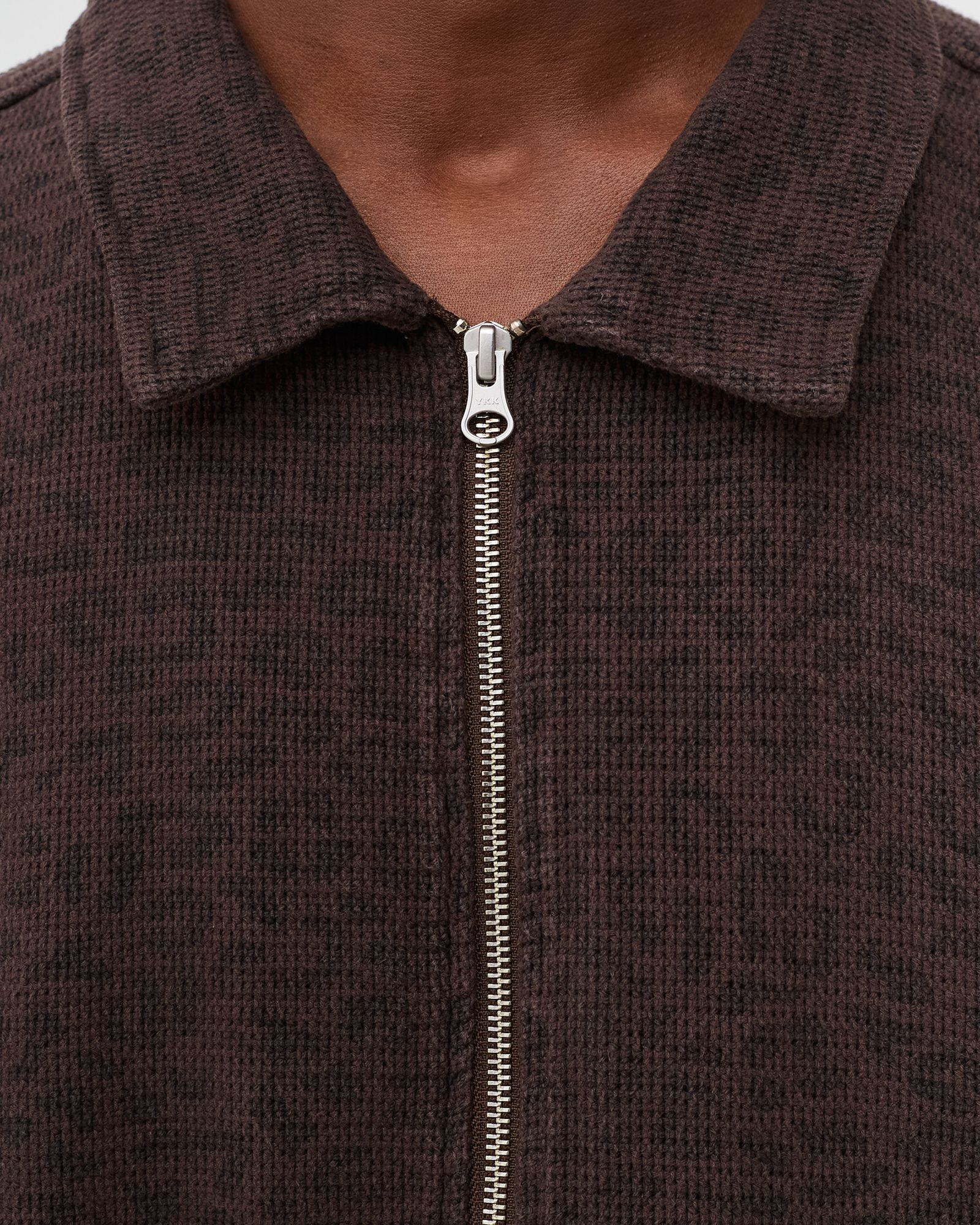 Leopard Mesh Zip Jacket