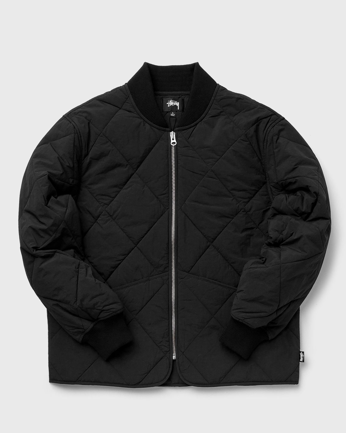 stussy ドミノワッペンスタジャン黒ダイスジャケットキッズにもDominos