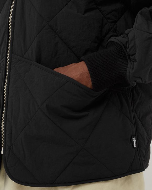 Stussy Dice Quilted Liner Jacket Black - black