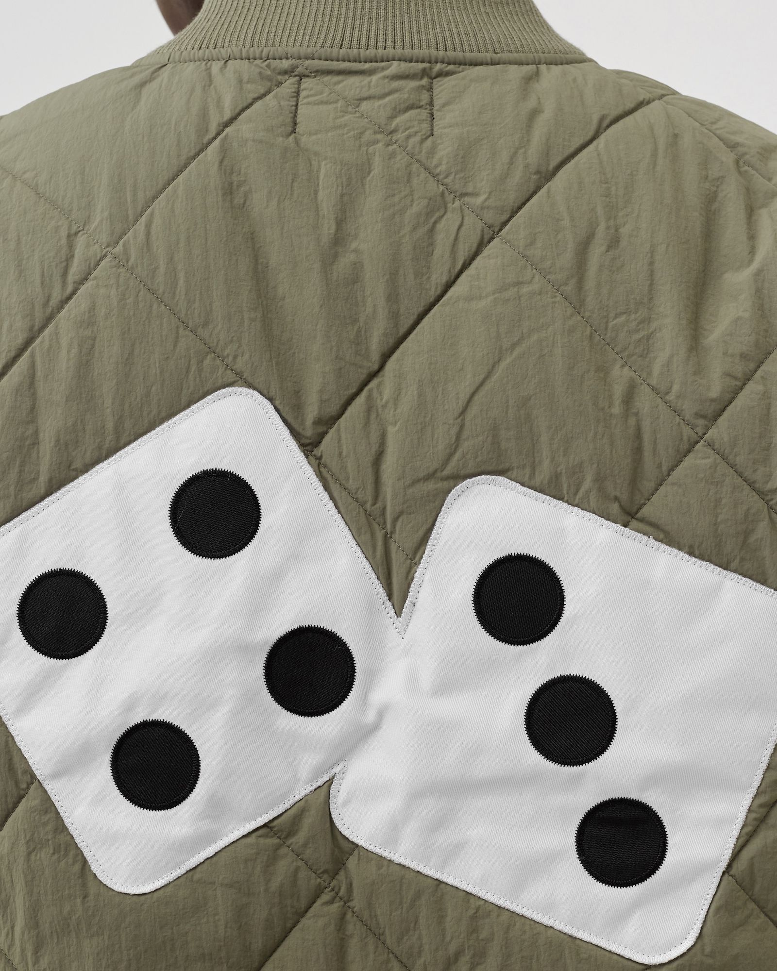 Stussy Dice Quilted Liner Jacket White | BSTN Store