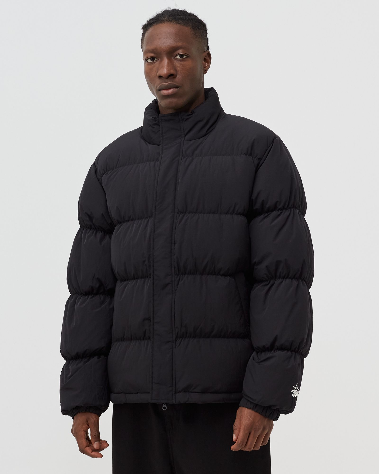 Stussy RipstopDownPufferJacket 22aw 黒 XS Stussy RipstopDownPufferJacket 22aw 黒 XS