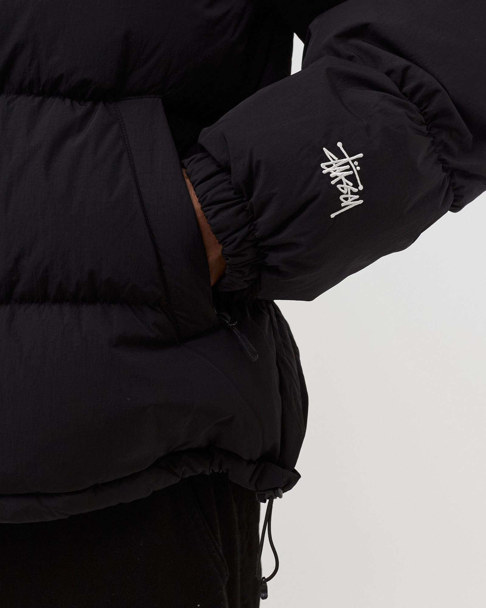 Stussy Ripstop Down Puffer Jacket Black | BSTN Store