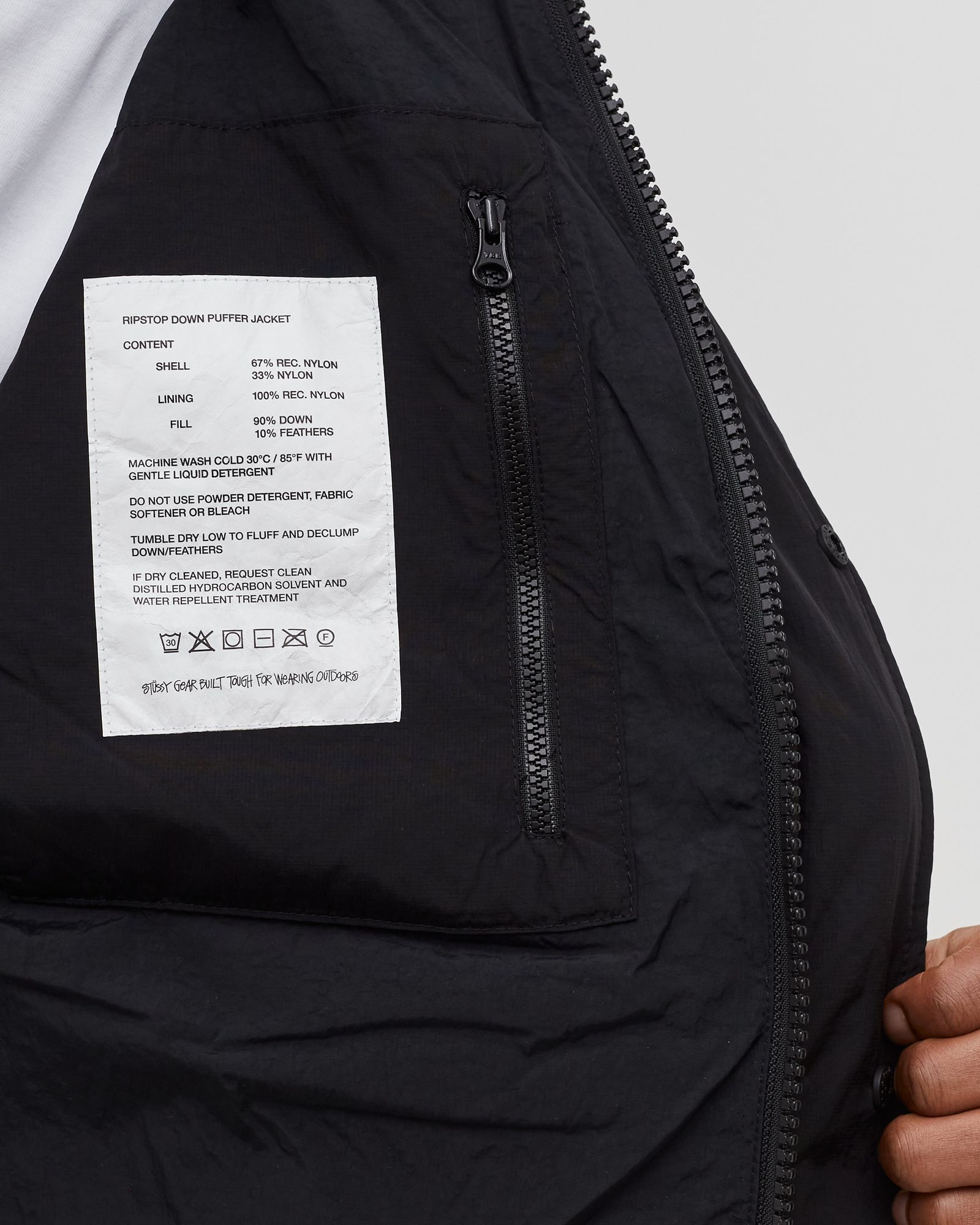 Ripstop Down Puffer Jacket