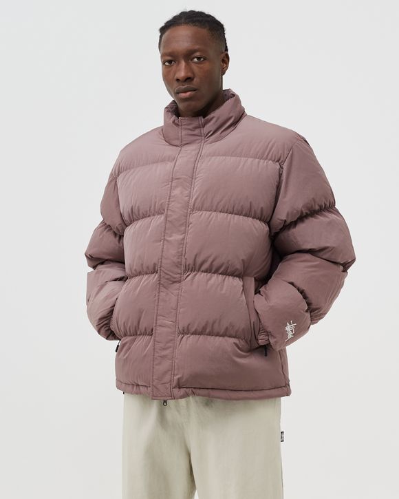 Stussy Ripstop Down Puffer Jacket Red - Rose