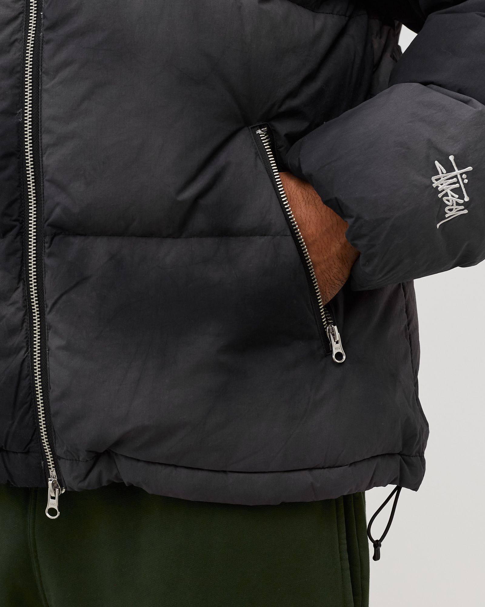 ジャケット・アウター STUSSY RECYCLED NYLON DOWN PUFFER xs Stussy Recycled Nylon Down Puffer Black | BSTN Store