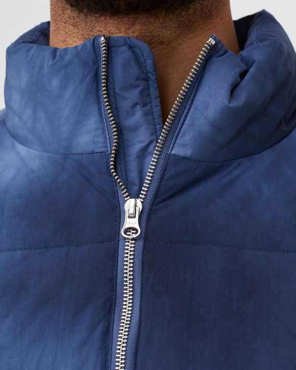 Stussy Recycled Nylon Down Puffer Blue - WASHED NAVY