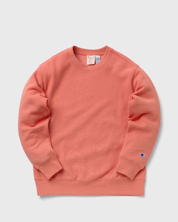 Champion orange cheap crew neck sweatshirt