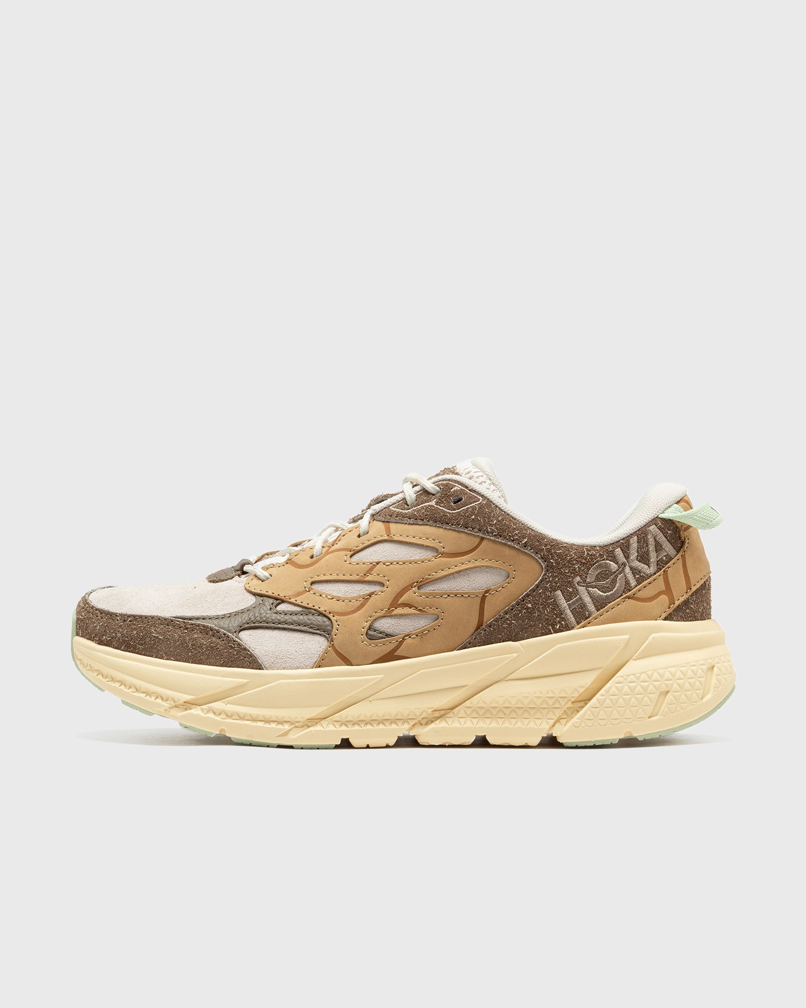 Hoka One One - clifton l suede tp men lowtop|performance & sports brown|beige in größe:44 2/3