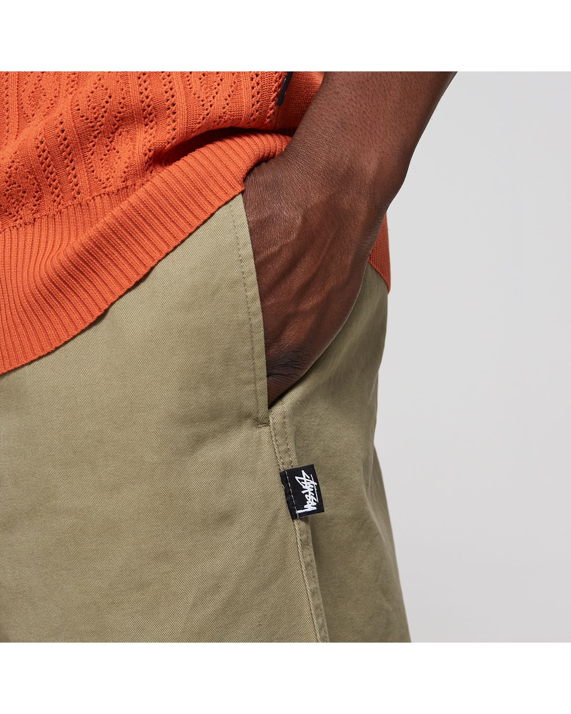 Stussy Brushed Beach Pant White | BSTN Store
