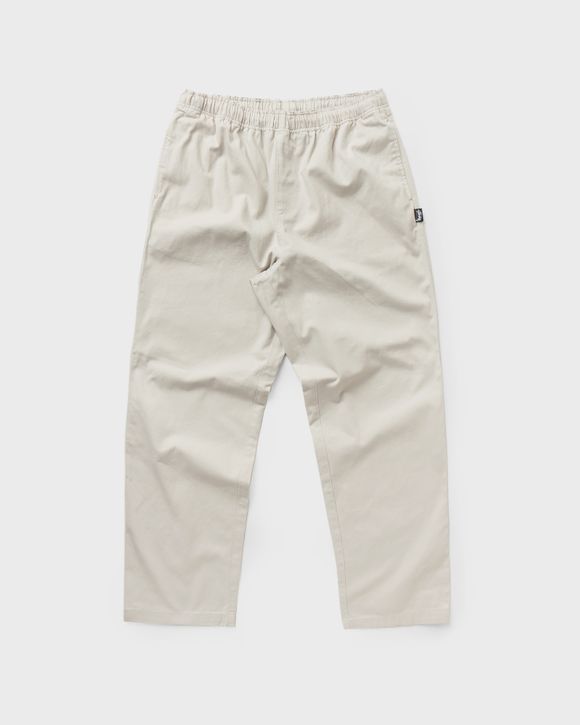 Stussy Brushed Beach Pant White - bone