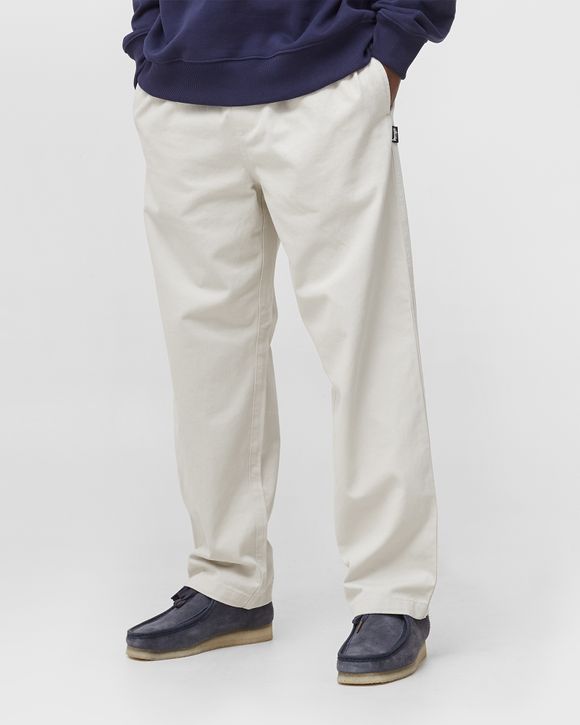 Stussy Brushed Beach Pant White BSTN Store
