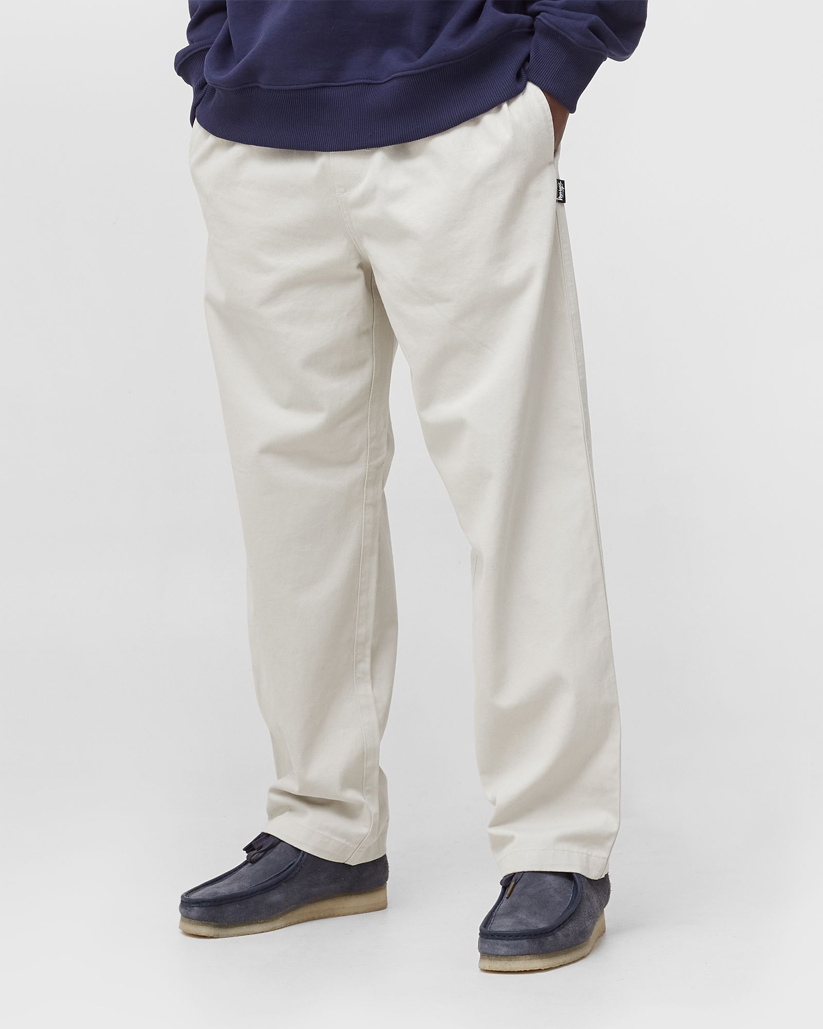 Stussy Brushed Beach Pant White | BSTN Store