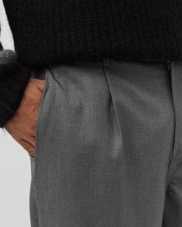 パンツ Stussy volume pleated trouser 30 Grey Stussy Volume Pleated Trouser Grey | BSTN Store