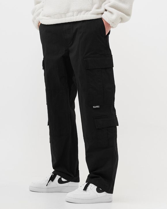 Stussy Nylon Ripstop Surplus Cargo Black - black