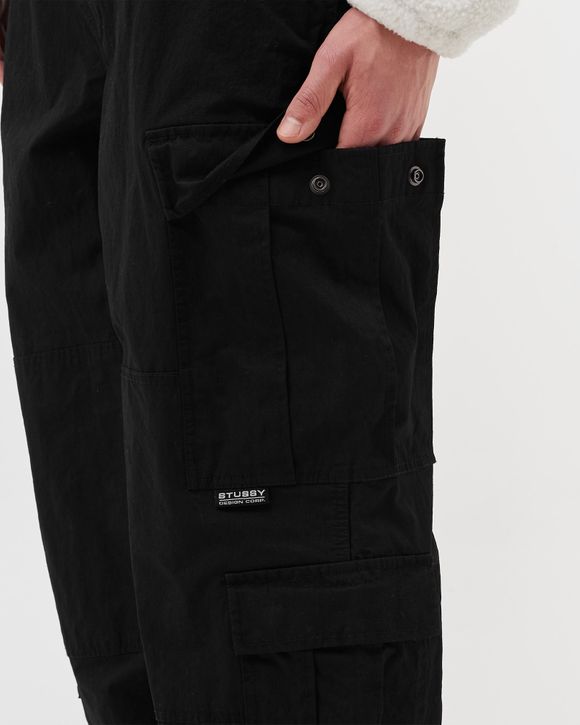 Stussy Nylon Ripstop Surplus Cargo Black - black