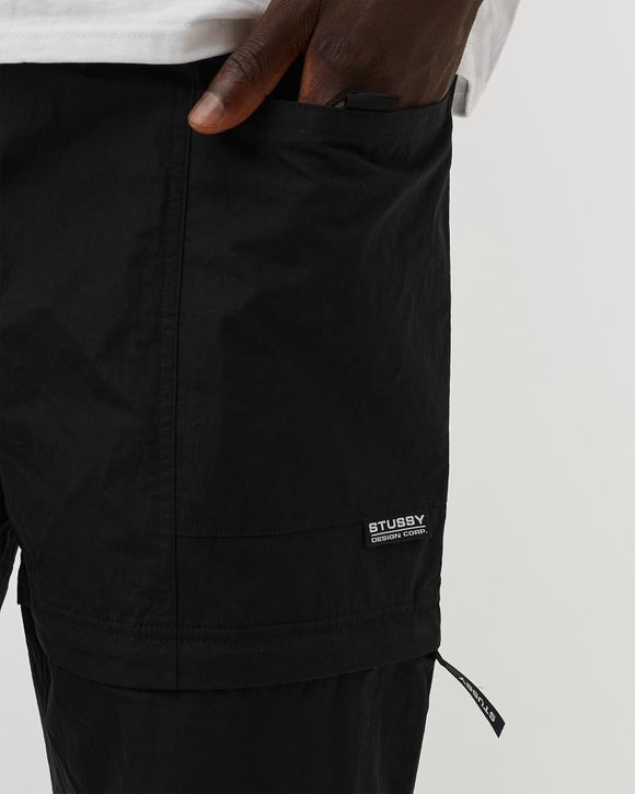 Stussy Nyco Convertible Pant Black - black