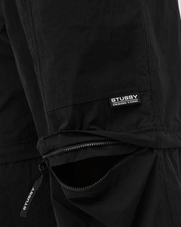 Stussy Nyco Convertible Pant Black - black