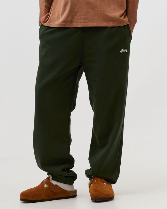 Stussy Stock Logo Pant Green BSTN Store