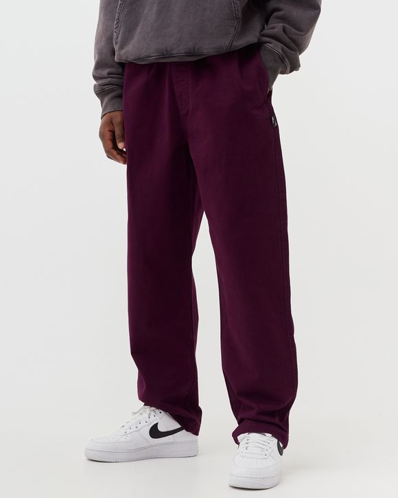 Stussy Brushed Beach Pant Purple - PLUM