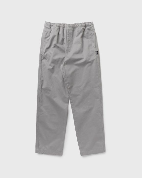 Stussy Brushed Beach Pant Grey - stone