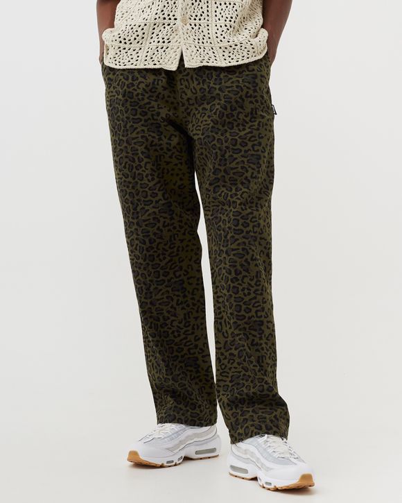 Stussy leopard beach pant - カジュアルパンツ