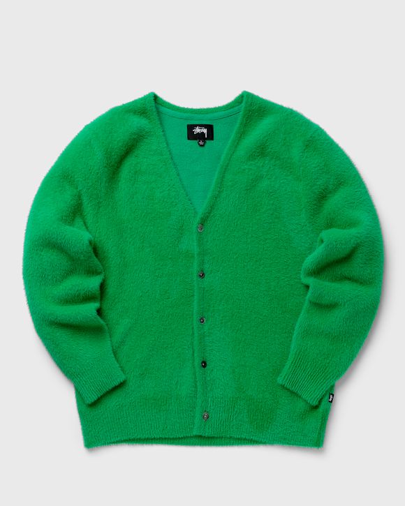 Stussy Shaggy Cardigan Green | BSTN Store