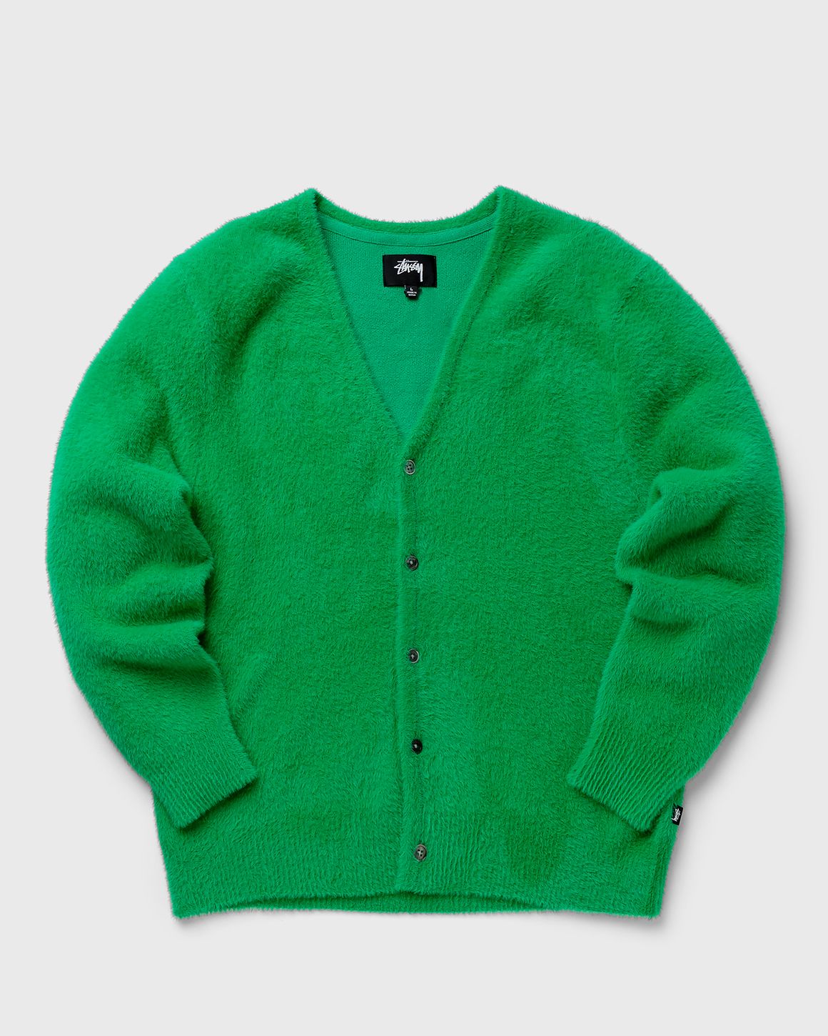 shaggy トップス stussy L cardigan