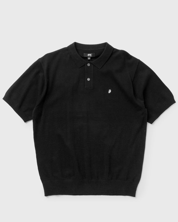 Stussy Classic SS Polo Sweater Black | BSTN Store