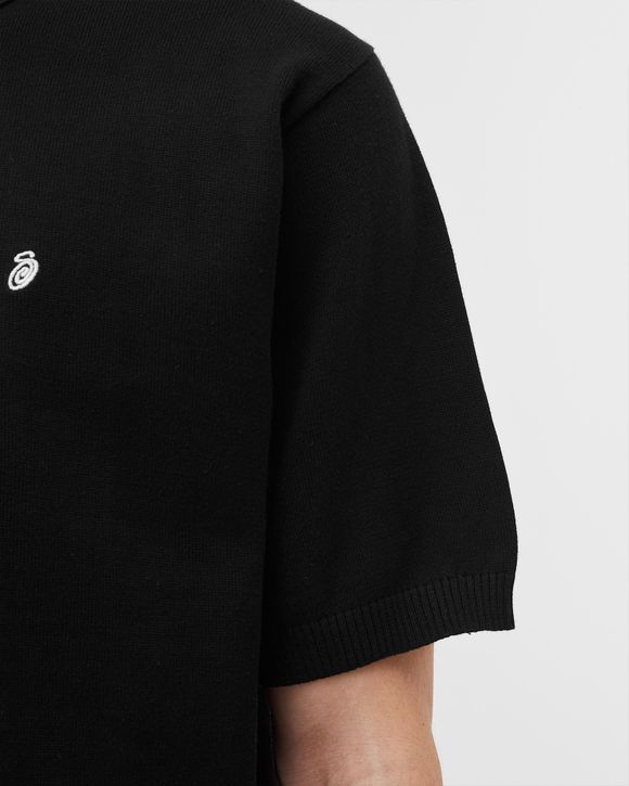 Stussy Classic SS Polo Sweater Black   black