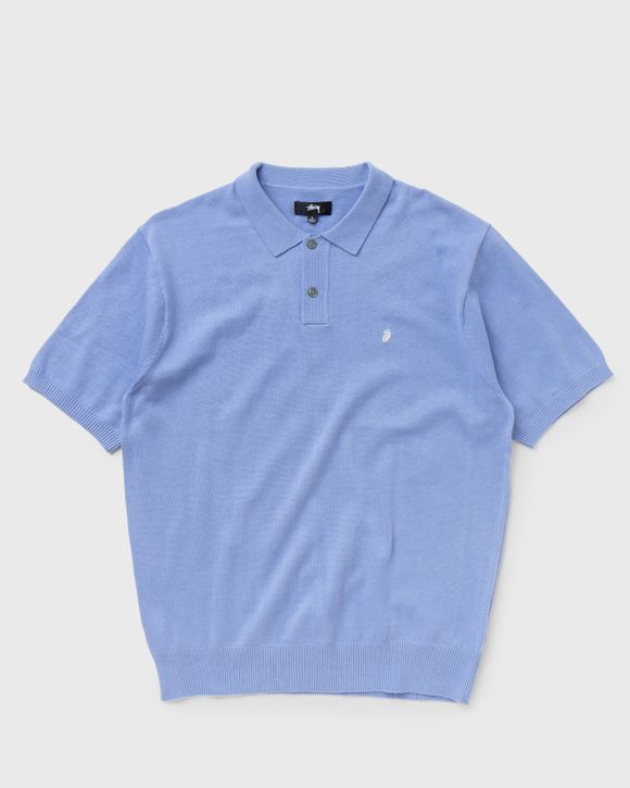 Stussy Classic SS Polo Sweater Blue | BSTN Store