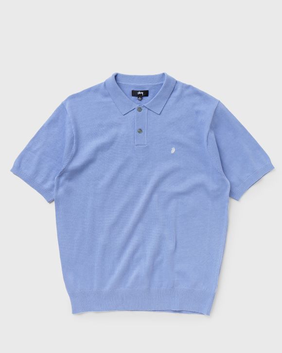 Stussy Classic SS Polo Sweater Blue - blue