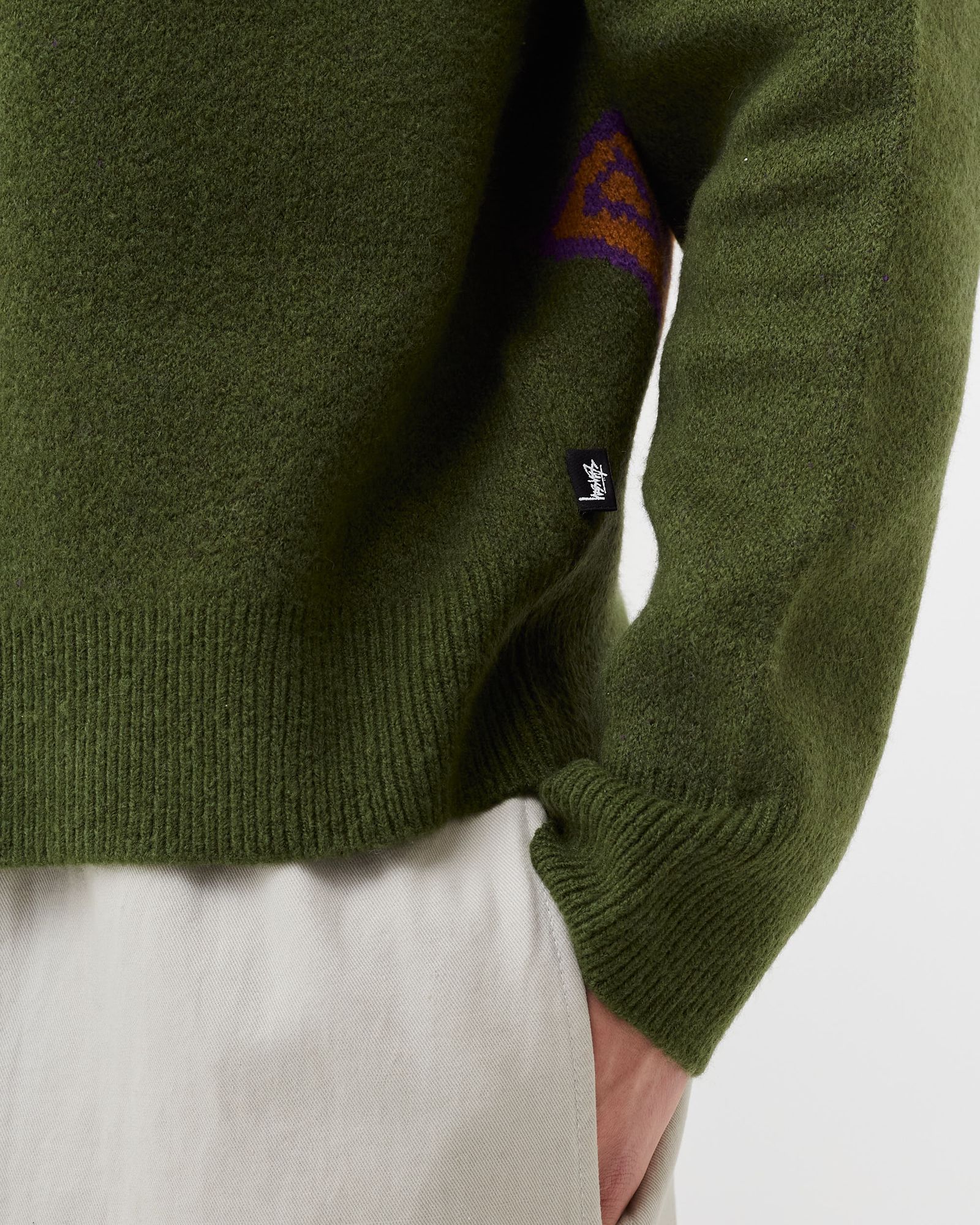Stussy Paisley Sweater Green | BSTN Store