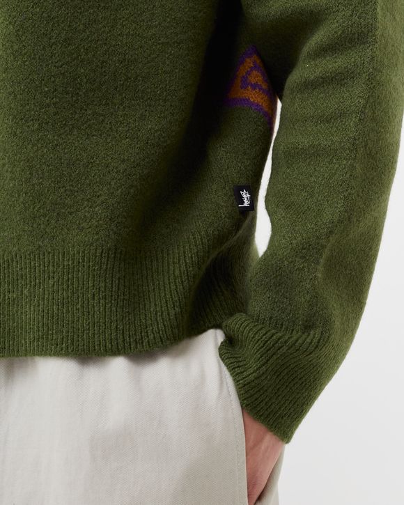 Stussy Paisley Sweater Green - green