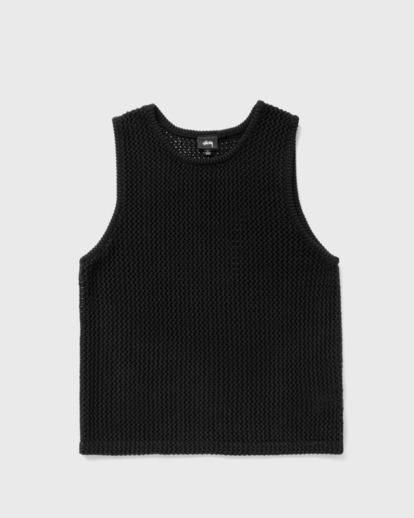 Stussy O'Dyed Mesh Tank Black - black