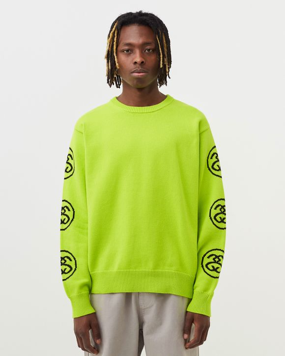 Stussy SS Link Sweater Lime - ニット