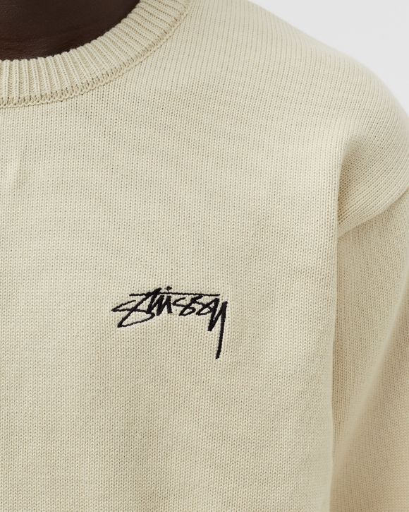 Stussy Care Label Sweater Multi - Natural