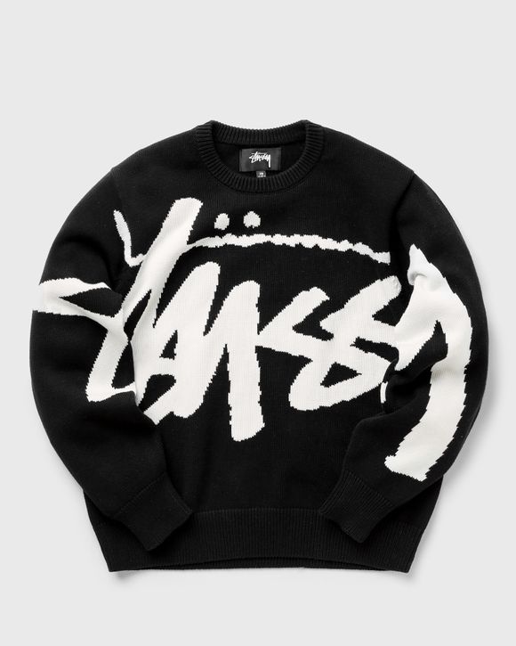 Stussy Stock Sweater Black - BLACK