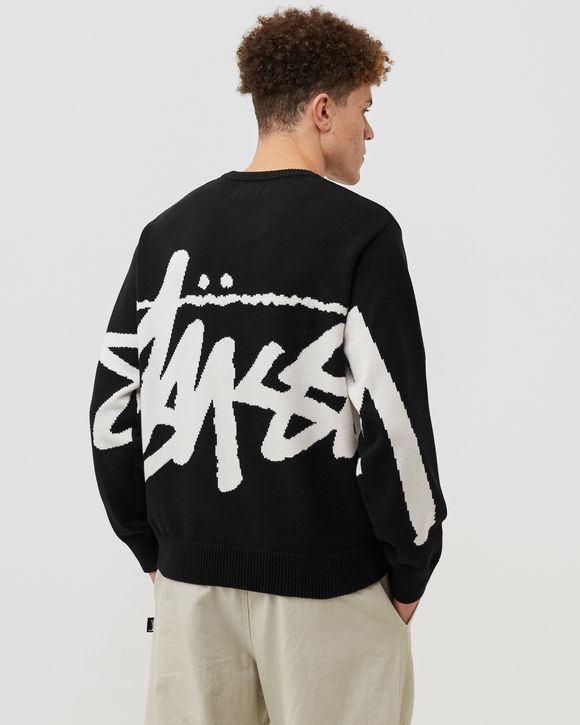 Stussy Stock Sweater Black - BLACK